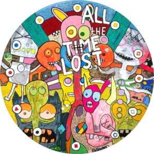 "All the Time Lost" 12-inch wall clock