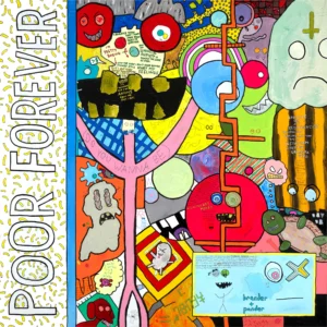 "POOR FOREVER" 12x12-inch art print