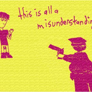 "This is All a Misunderstanding" 10x8-inch art print
