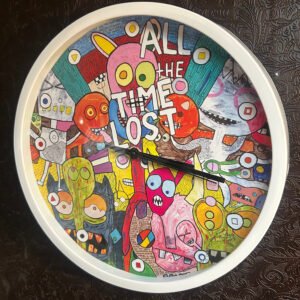 "All the Time Lost" 12-inch wall clock
