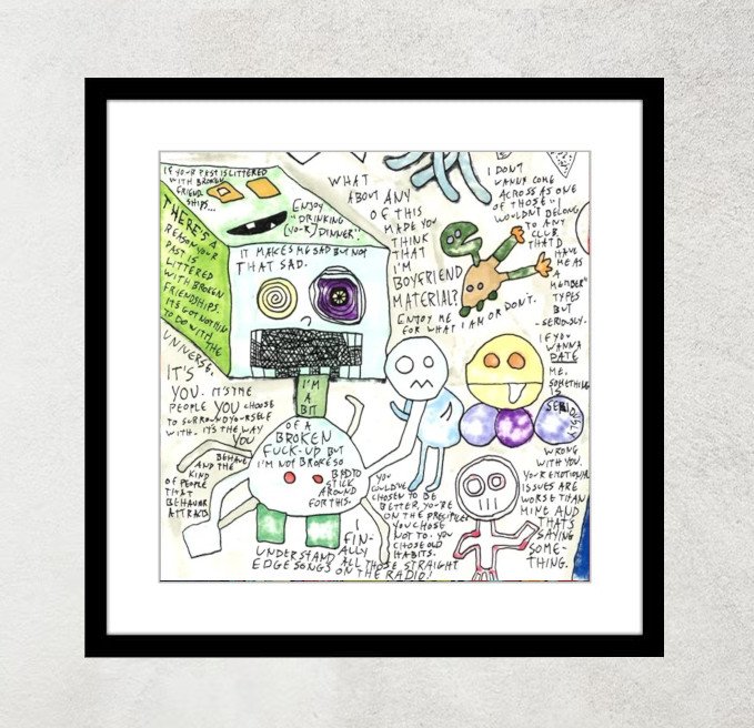 "I Finally Understand All Those Straight Edge Songs on the Radio!" 5x5-inch art print - Image 2